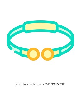 bangle jewelry color icon vector. bangle jewelry sign. isolated symbol illustration