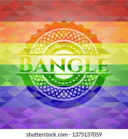 Bangle lgbt colors emblem 