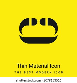 Bangle minimal bright yellow material icon