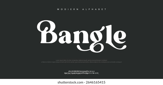 Design de logotipo de letra pequena estilo moderno