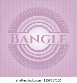 Bangle pink emblem