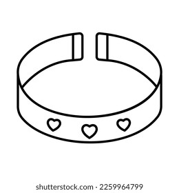 Bangle Vector Icon easily modified

