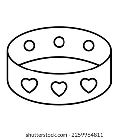 Bangle Vector Icon easily modified
