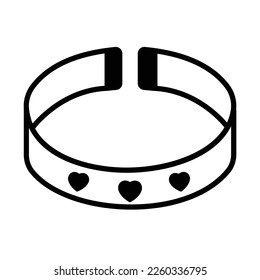 Bangle Vector Icon easily modified

