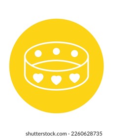 Bangle Vector Icon easily modified

