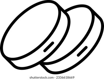 Bangle Vector Icon Line Style