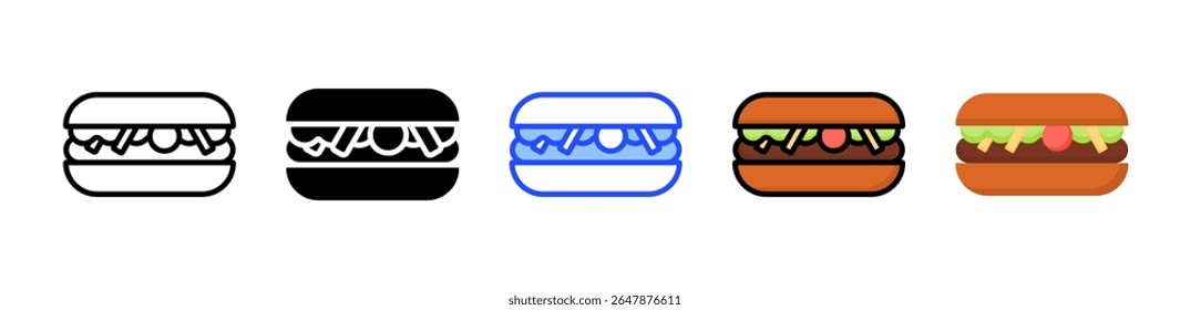 Banh Mi Icon Collection With Multiple Styles