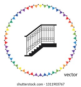 Banisters icon, vector design element