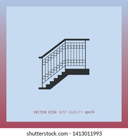 Banisters icon, vector design element