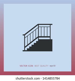 Banisters icon, vector design element