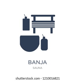 Banja icon. Trendy flat vector Banja icon on white background from sauna collection, vector illustration can be use for web and mobile, eps10
