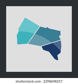 Banjarbaru map modern simple logo