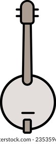 banjo audio music instrument musical Outline