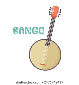 Banjo icon clipart avatar logtotype isolated vector illustration