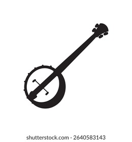 Banjo icon isolated. on white background