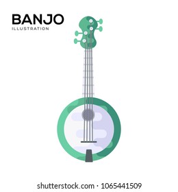 Banjo Icon Vector. Banjo Sign On White Background. Banjo Icon For Web And App