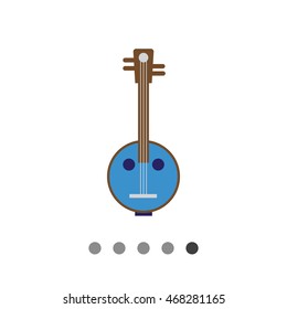 Banjo instrument icon