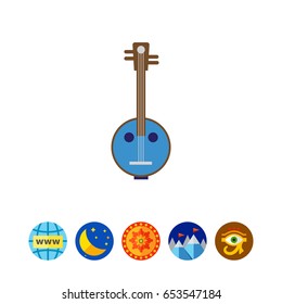 Banjo instrument icon