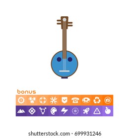 Banjo instrument icon