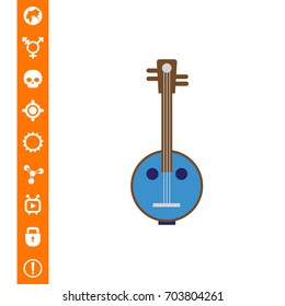 Banjo instrument icon