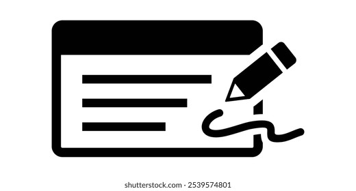 Livro de cheques da Conta Bancária. ícone do sinal de cheque. ícone gráfico financeiro. conceito de investimento.