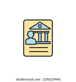 bank account icons  symbol vector elements for infographic web