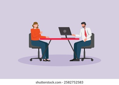 Bank activity concept. Colored flat vector illustration isolated.	