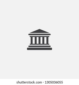 bank base icon. Simple sign illustration. bank symbol design. Can be used for web, print and mobile