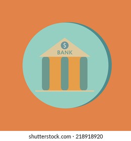 bank building.