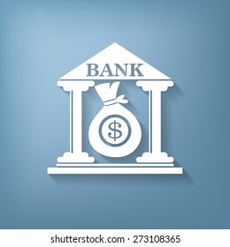 bank building.