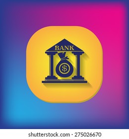 bank building.