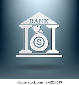 bank building.