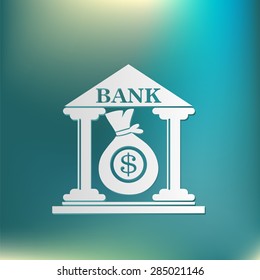 bank building.
