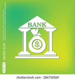 bank building.
