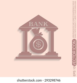bank building.