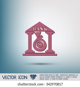 bank building.