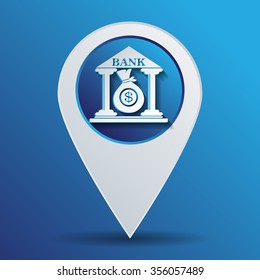 bank building.