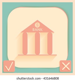 bank building.