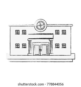 Bank building edifice