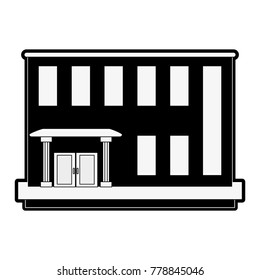 Bank building edifice