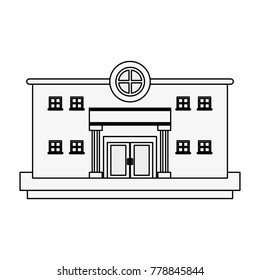 Bank building edifice