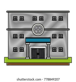 Bank building edifice