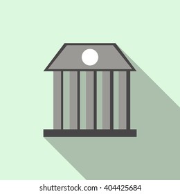 Bank building icon