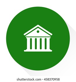 Bank Building Icon Stock Vector (Royalty Free) 458370958 | Shutterstock