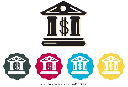 Bank Building Icon