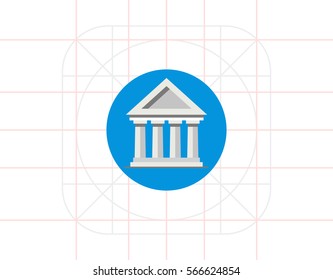 Bank Building Icon