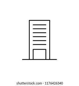 bank building icon. Element of finance for mobile concept and web apps icon. Thin line icon for website design and development, app development. Premium icon