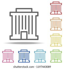 bank building icon. Elements of Buildings in multi colored icons. Simple icon for websites, web design, mobile app, info graphics
