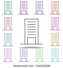 bank building icon. Elements of finance in multi color style icons. Simple icon for websites, web design, mobile app, info graphics