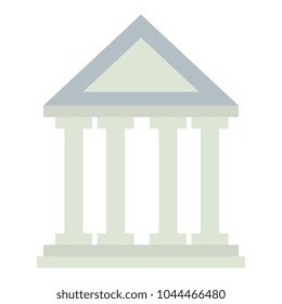 bank building isolated icon